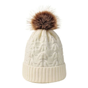 Wholesale Custom Embroidered <b>Beanie</b> Knit Ribbed Winter Warm <b>Hats</b> <b>Slouchy</b> Cuffed Fisherman <b>Beanies</b> Outdoor Skull Cap Fashion - Product Image 5