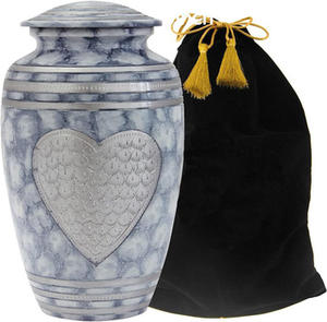 Urnes funéraires modernes faites à la main en céramique naturelle, style américain, pour cendres masculines et féminines - Prix de gros pour commémoration et inhumation - Product Image 1