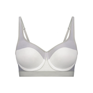 100% coton soutien-gorge de sport pour femmes confortable entraînement Fitness course haute qualité respirant Logo personnalisé grande taille OEM Service - Product Image 1