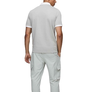 Top Quality Summer Fashion Lightweight <b>Linen</b> Touch Comfortable Casual Outdoor Vacation Look Men Polo Shirt - Product Image 2