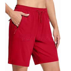Shorts Deportivos para Mujer, Cintura Alta, Elásticos, Cómodos, de Secado Rápido, Ecológicos, de Alta Calidad, con Cierre de Cordón, en Spandex/Poliéster - Product Image 3