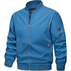 Dernière collection de vestes pour hommes, tissu de haute qualité, motif uni, fermeture éclair, devant debout, disponible en toutes tailles pour l'hiver - Product Image 1