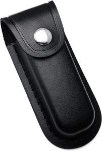 Fourreau de couteau de poche EDC en cuir pleine fleur fait à la main avec logo personnalisé et support OEM Fourreau de couteau en cuir fabriqué à la main - Product Image 3