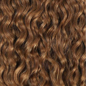 Queue de cheval brésilienne en cheveux humains, bouclée crépue, ondulée effet eau, blond cassé # 12 - Product Image 2