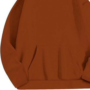Sudadera con capucha de gran tamaño para mujer, sudadera informal de manga larga con bolsillo de canguro, ajuste holgado para invierno, suministro al por mayor personalizable OEM - Product Image 6
