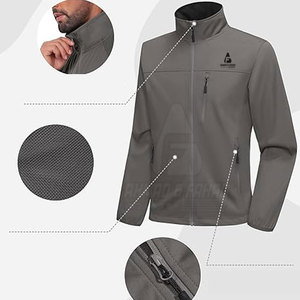 Chaqueta de Golf de Invierno para Hombre con Cuello Alto y Logotipo Frontal - Cómoda para Deportes al Aire Libre, Ocio y Viajes - Product Image 5