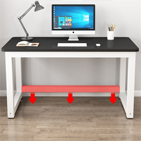 Bureau pour étudiant, bureau à domicile, bureau d'ordinateur, longue table d'étude avec différentes couleurs
