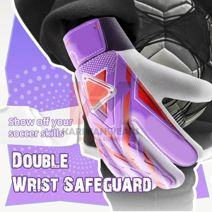 Gants de gardien de but de football pour enfants, garçons, jeunes, gants de gardien de but de football, adhérence forte, durables, confortables, entraînement, match, jeu - Product Image 6