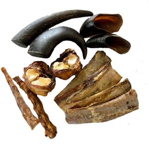 Palitos de tráquea de búfalo secos orgánicos para dientes y encías de animales - Product Image 5