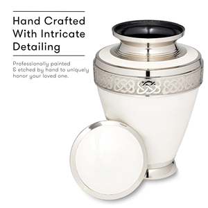 Urne Cinerarie in Metallo per Adulti con Sacchetto in Velluto per Cofanetti per Animali Domestici - Product Image 2