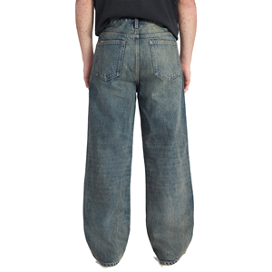 <b>Men</b>’s Modern Baggy <b>Jeans</b> Relaxed Oversized Fit Wide Leg Denim Pants Premium Garment Washed Fabric Casual Streetwear - Product Image 4