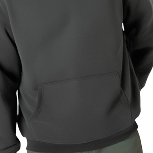 Charcoal Oversized Hoodie Unisex Heavy Fleece Pullover <b>Plain</b> <b>Sweatshirt</b> Streetwear Casual Loose Fit Winter Warm Hooded Top Sale - Product Image 5