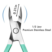 Coupe-ongles professionnel en acier inoxydable avec logo personnalisé, outils de beauté de haute qualité pour la manucure et l'art des ongles, coupe-cuticules