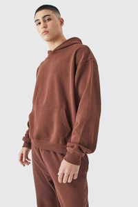 Top Quality 100% Cotton French Terry Heavy Weight Men Track Suits Wholesale Custom logo 2 Piece Sets - Product Image 3