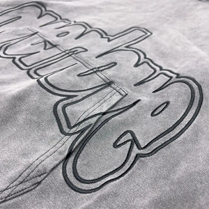 Sudadera con Capucha de Diseño Nuevo 2025, Estilo Urbano, con Apliques Personalizados, Letras Bordadas, Sudadera Holgada para Hombre - Product Image 6