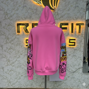 เสื้อฮู้ดผู้ชายพิมพ์ลายพัฟมีซิปแบบมืออาชีพ - Product Image 3