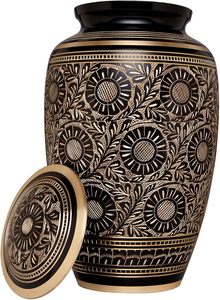 Urna Funeraria de Metal Blanca Moderna de Gran Tamaño, Hecha a Mano, para Decoración del Hogar, Impermeable, Ecológica, Duradera, Marca Orrizen - Product Image 3