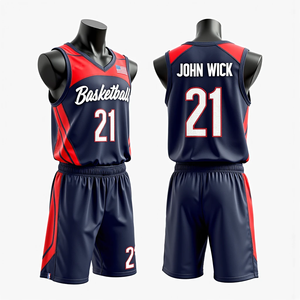 Kits de basketball pour hommes Uniformes entièrement personnalisés sublimés RTS Vêtements de sport Séchage rapide Respirant Vêtements d'équipe de haute qualité Vente en gros - Product Image 3