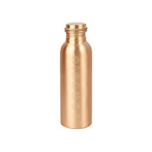 Pure Copper <b>Water</b> <b>Bottle</b> Embossed Floral Design Health Benefits Ayurveda Drinkware Leak Proof <b>Metal</b> Container For Yoga Fitness - Product Image 2