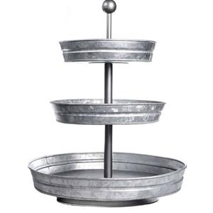 Support à gâteaux rond en nacre pour la décoration de table de fête de Noël, idéal pour les réceptions royales - Product Image 3