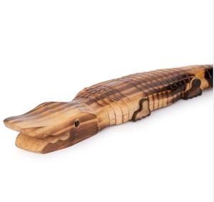 Crocodile Sculpture Statue Décor Moderne Cadeaux Pour La Maison Figure Animale pour Centre de Table ou Décoration Art Artisanal pour la Décoration - Product Image 2