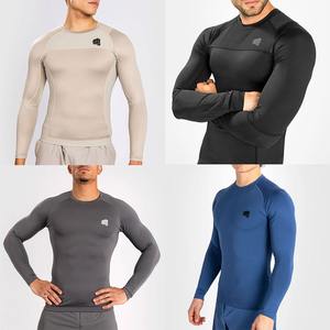 Nouvel ensemble de rashguard MMA unisexe 2025 de qualité supérieure avec logo personnalisé, protection UPF50+, respirant, séchage rapide, tissu écologique – Vente chaude - Product Image 5
