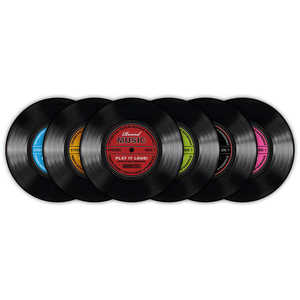 Ensemble de 6 sous-verres musicaux promotionnels personnalisables - Product Image 1