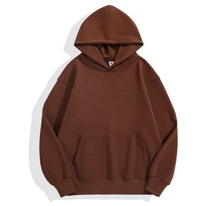 Sweat à capuche 500gsm vêtements pour hommes sweats à capuche doublés en satin personnalisé surdimensionné vente en gros pull en coton biologique de haute qualité HoodedB - Product Image 5