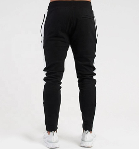 Pantalones Deportivos de Alta Calidad para Hombre, 100% Algodón, Corte Ajustado, Estilo Informal, 400 g/m², Lona, Borla Recta Personalizada, Cintura Media - Product Image 3