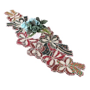 Personalized Design Home Restaurant <b>Beaded</b> Dining Table Decoration Fringed <b>Beaded</b> Christmas Table Runner Home Decor Table - Product Image 2