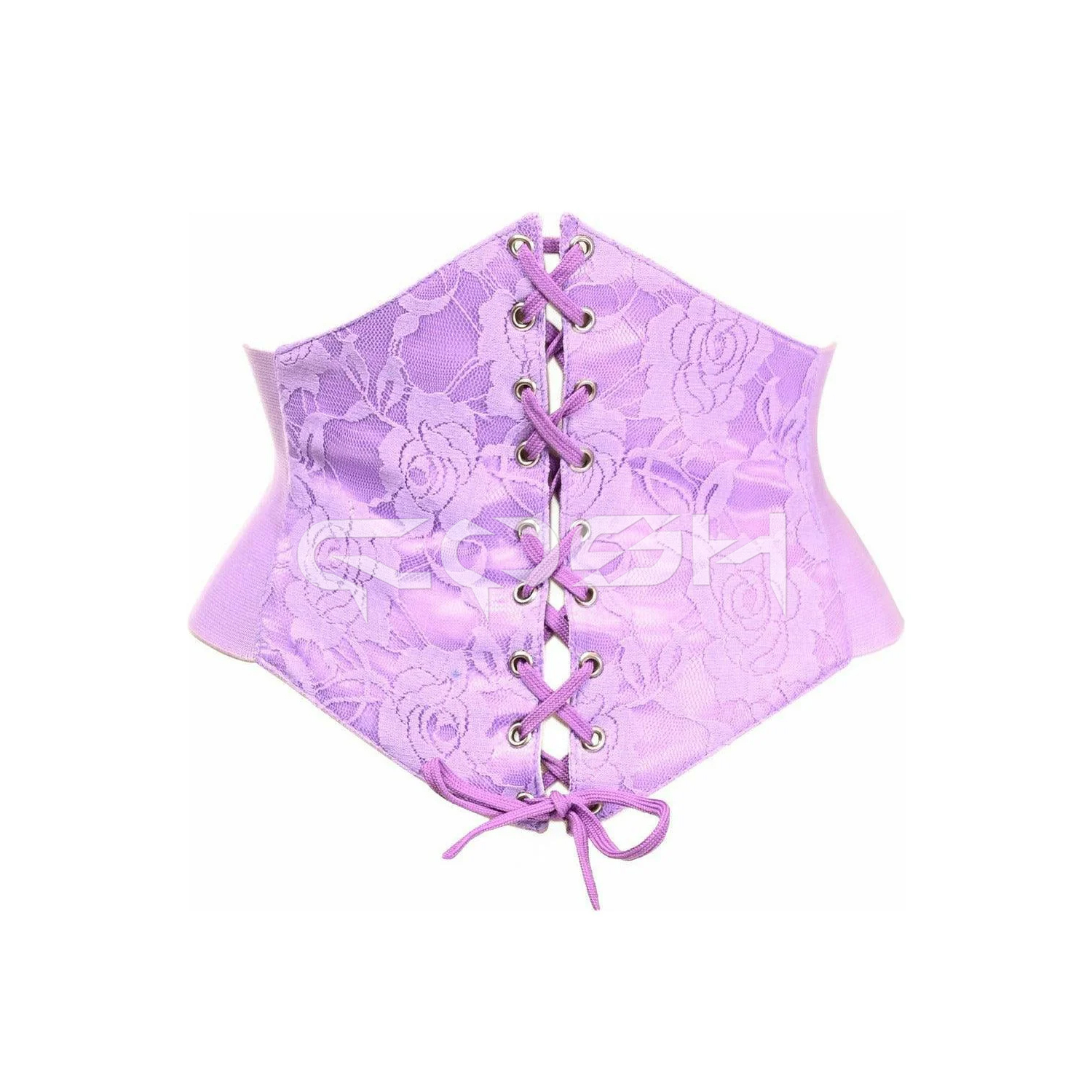 Lavender Satin With Mesh