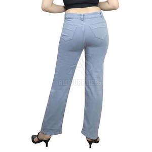 2025, mejor venta, precio razonable, pantalones vaqueros de secado rápido para mujer, pantalones vaqueros de algodón 100% hechos a medida - Product Image 2