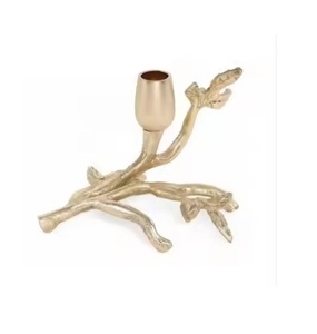 Home Decorating Luxury Metal Candle Stand <b>Candelabra</b> for Weddings & Christmas Celebrations-Eco-friendly Durable Handmade - Product Image 5