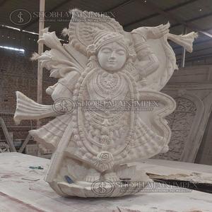 Nouvelle arrivée moderne : Murti Shrinath Ji en fibre de verre pour la décoration de la maison et de mariage - Product Image 1