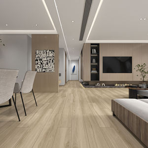 Carreaux de porcelaine brique réfractaire antidérapants de style moderne Carreaux Style bois brillant 800x800mm pour murs intérieurs Villas Appartements - Product Image 2