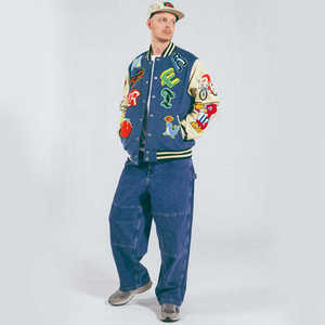 Chaqueta Universitaria de Béisbol de Lana Vintage Personalizada para Hombre - Product Image 4