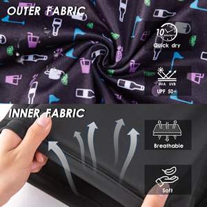 กางเกงขาสั้นชายหาดของผู้ชายกางเกงผ้าสแปนเด็กซ์/ โพลีเอสเตอร์กางเกงลำลองพิมพ์ลายไซส์ใหญ่พิเศษ - Product Image 4