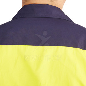 ชุดคลุมทำงานน้ำหนักเบา ระบายอากาศได้ดี มีซิป ปลอดภัย คุณภาพสูง ผลิตจากไนลอนโพลีเอสเตอร์ ขายส่ง ราคาถูก - Product Image 4