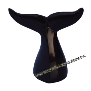 Nhà Máy Bán Buôn Đại Dương Cá Voi Đuôi Nghệ Thuật Bàn Trang Trí Kim Loại Nhôm Cá Voi Đuôi Điêu Khắc Tượng Cho Văn Phòng Nhà Khách Sạn - Product Image 3