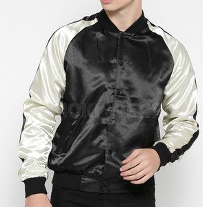 Chaqueta Universitaria de Satén para Hombre, Venta Directa de Fábrica, Marca Privada, Ropa Casual - Product Image 1