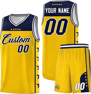 Maillots de basket-ball respirants | Uniformes de logo personnalisé | Matériel à séchage rapide | Fournisseur OEM ODM - Product Image 1