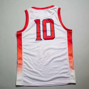 2025 uniforme de basket-ball américain pour hommes et femmes maillot à séchage rapide personnalisable combinaison d'entraînement respirante pour équipe de jeu - Product Image 2