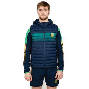 Gilet de sport GAA de haute qualité pour hommes, veste d'hiver rembourrée sans manches décontractée, gilet grande taille - Product Image 1