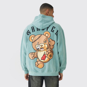 Sudaderas Básicas de Moda Otoño Invierno, Algodón de Alta Calidad Mezclado, Bordado Personalizado, Estampado Puff, Transpirable, Sólido para Hombre y Mujer - Product Image 4