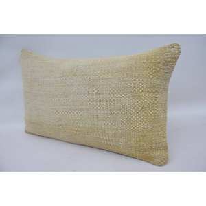 Acogedor y duradero 12x20 pulgadas Alfombra de lana beige Tejido Ikat Patrón vintage - Product Image 3