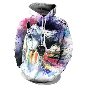 Sudadera con Capucha para Hombre con Estampado Animal Invernal, con Forro Polar Suave 100% Algodón, Costuras Duraderas, Secado Rápido, Diseño Gráfico Personalizable - Product Image 4