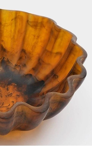 Bol en résine artisanal traditionnel élégant pour la décoration de la maison, fête, texture ronde, léger, élégant, écologique, artisanat Saniya - Product Image 4