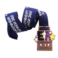 40 años de fábrica MOQ 100 Premio deportivo de aleación de zinc Personalizar su propio diseño Medalla 3D