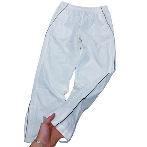 Custom Men's Casual Wide Leg Embroidery Joggers Sweat Pants Elastic Waist Cotton Eco-Friendly Breathable Fitness Winter - Product Image 4