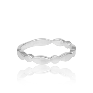 Dernière conception bague empilable en argent sterling fin bijoux personnalisés pour les femmes cadeau pour elle - Product Image 3